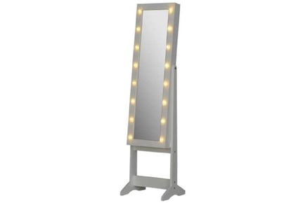 Free Standing LED Jewellery Cabinet