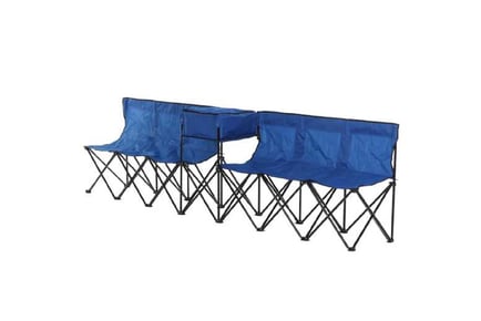 6-Seater Folding Camping Bench w/ Cooler