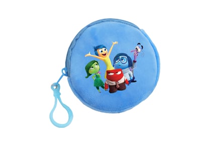 Inside Out Inspired Cartoon Plush Coin Purse - 2 Styles & 6 Colours!