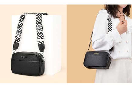 Ethnic Shoulder Strap Leather Bag