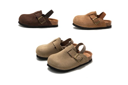 Unisex Birkenstock Inspired Kids' Clogs - 9 Sizes, 3 Colours