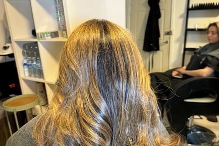 Hair Wash, Cut, Blow Dry, and Full Head Highlights in London