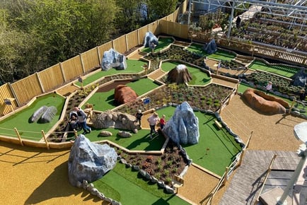 Adventure Golf Session for 2 or 4 in Staffordshire