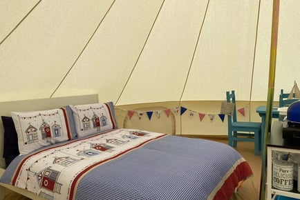 3nt Suffolk Bell Tent: Glamp @ The Priory - Up to 4 People!