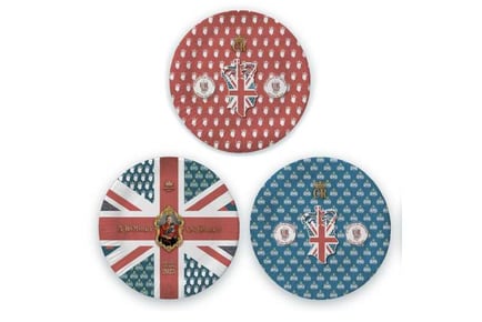 Royal Vintage Party Plates 8 Pack - 22cm