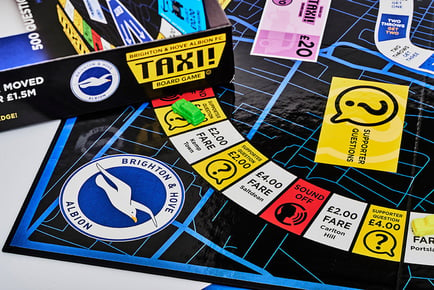 Taxi! Board Game - Brighton & Hove Albion FC Edition - 2-4 Players