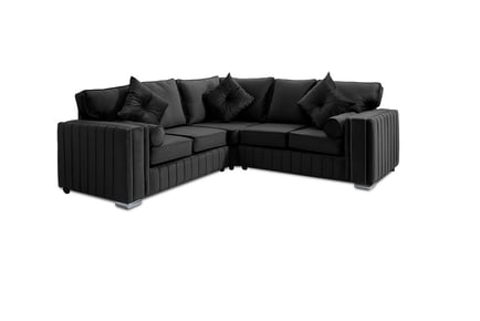 Layla Upholstered Corner Sofa Range - 4 Options & 6 Colours