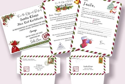 Personalised Santa Letter Pack