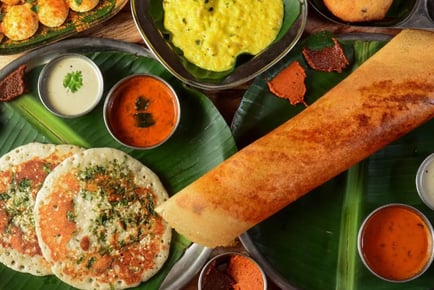 Two-Course South Indian Meal & Drink - Dosa Park Cirencester