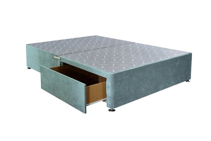 Duck Egg Divan Reinforced Bed Base, 5 Sizes, Optional Storage