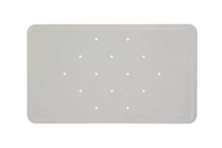 Rubagrip White Non-Slip Bath Mat