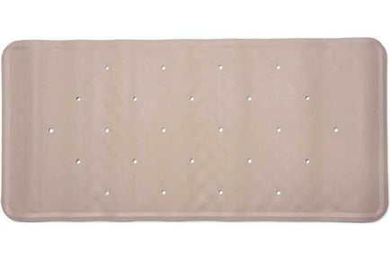 Rubagrip Ivory Large Non-Slip Bath Mat