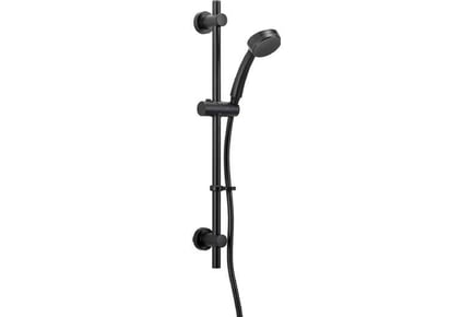 Matt Black Pressure Boost Shower Set