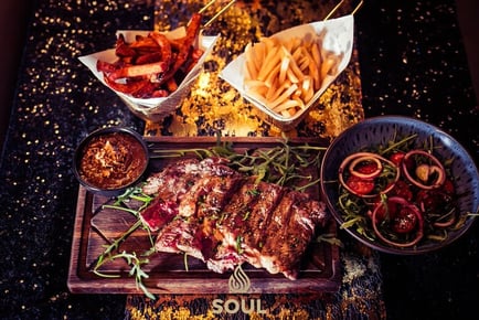 3-Course Dining with Glass of Prosecco for 2 - Soul Lounge - Clapham