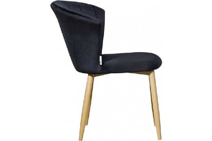 Single Ellie Velvet Dining Chair