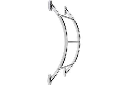 Chrome Curved Towel Rack