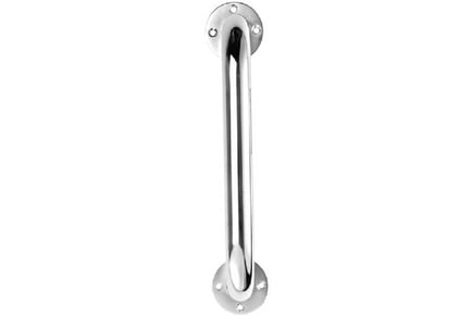 Chrome Straight 30cm Grab Bar