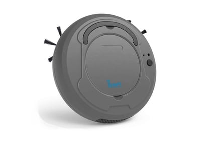 USB Robot Vacuum Cleaner - Black, White or Grey!