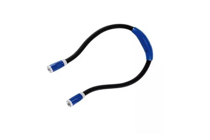 USB Neck Reading Light - Black or Blue!