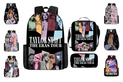 Taylor Swift Inspired Backpack Set - 4 Options & 12 Prints