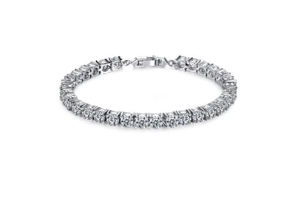 Lab-Created Sapphire Tennis Bracelet!