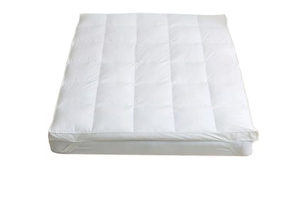 10cm Micro Gel Mattress Topper & Removable Cover - 5 Sizes