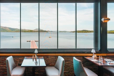 4* Lodge on Loch Lomond Hotel for 2 - Breakfast and Three-Course Dinner!