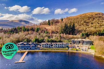 4* Lodge on Loch Lomond Hotel for 2 - Breakfast and Three-Course Dinner!