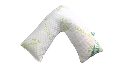 Hypoallergenic V-Shape Bamboo Memory Foam Pillow