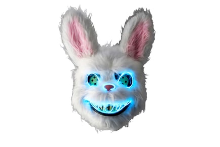 Scary Halloween LED Mask - 4 Options, Blue or Colourful Light