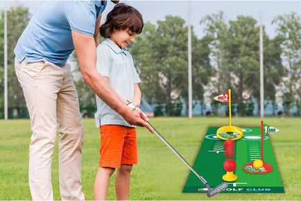 Indoor Outdoor Kids Golf Game Set