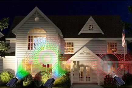 LED Solar RGB Garden Spot Light