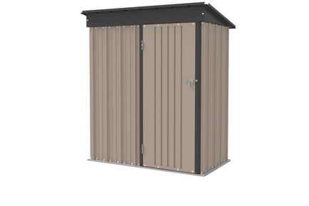 5x3ft Metal Garden Shed