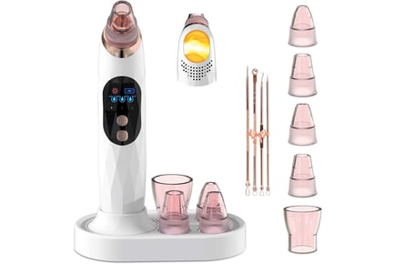 Blackhead Remover Pore Vacuum with Hot Compress