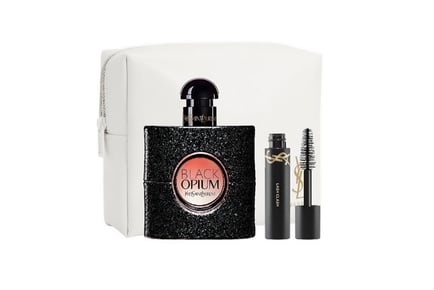 YSL Black Opium Set - 50ml EDP Spray, Mini Mascara in a Pouch