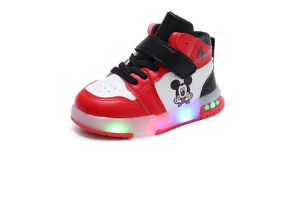 Kids' Disney Inspired Light-Up Trainers - 10 Sizes, 3 Colours