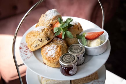 Festive Afternoon Tea For 2 at Wroxall Abbey - Warwick