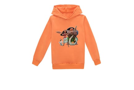 Moana Inspired Children's Hoodie - 5 Sizes & 9 Colours