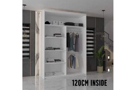 Jack II Sliding Mirror Door Wardrobe