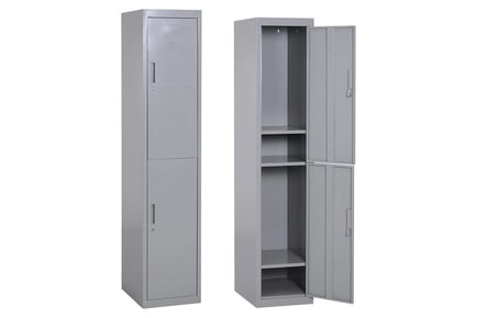 Grey Vinsetto Cold Rolled Steel Storage Cabinet