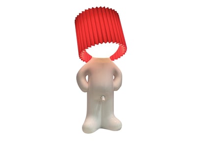 Novelty Shy Man LED Desk Lamp - Eight Colours