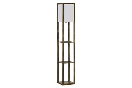 4-Tier Floor Lamp w/ Storage Shelf