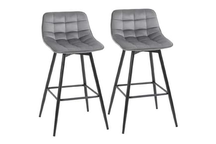 Fabric Upholstered Counter Chairs