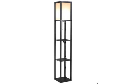 Tower Shelf Floor Lamp, 4-Tier Shelves