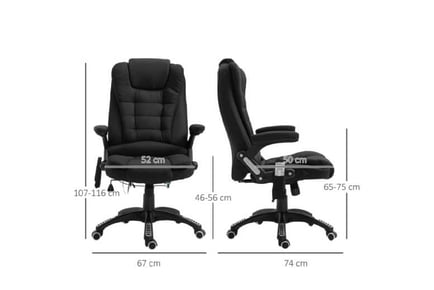 Massage Recliner Office Chair, Heated