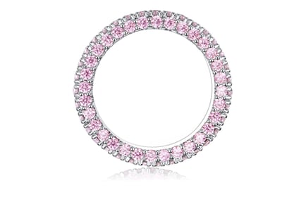 3-Carat Pink Sapphire Eternity Band - 4 Sizes