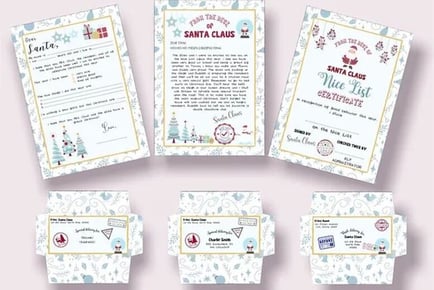 Personalised Santa Letter Pack - 2 Options