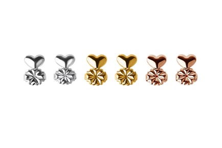 Bellaback Earring Lifters - Rose Gold, Yellow Gold, or Silver