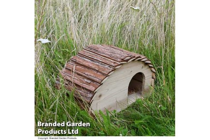 Wooden Hedgehog House