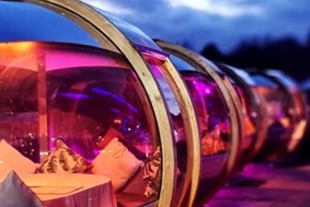 3-Course Indian Meal in Outdoor Pods for 2 - Ponsbourne, Hertford